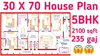 Free 30 70 House Plan North Facing Watch Online Khatrimaza