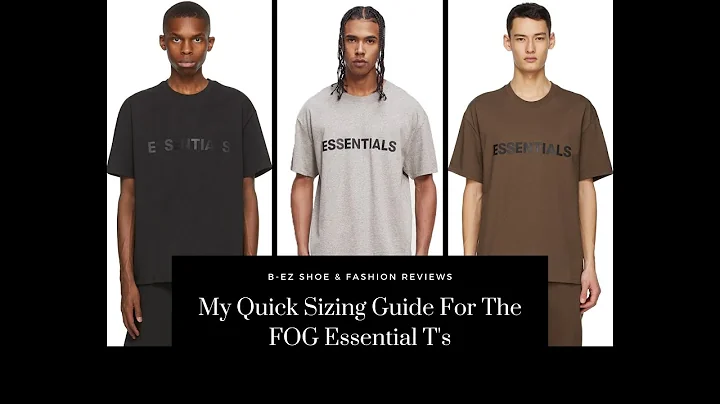 My Quick Fear Of God Essentials T-Shirt Sizing Guide