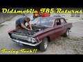 BARNFIND Oldsmobile F-85 First Start in 25 Years!! - Part 2