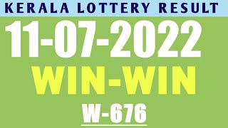 TODAY WIN-WIN W-676 KERALA LOTTERY RESULT 11/07/2022