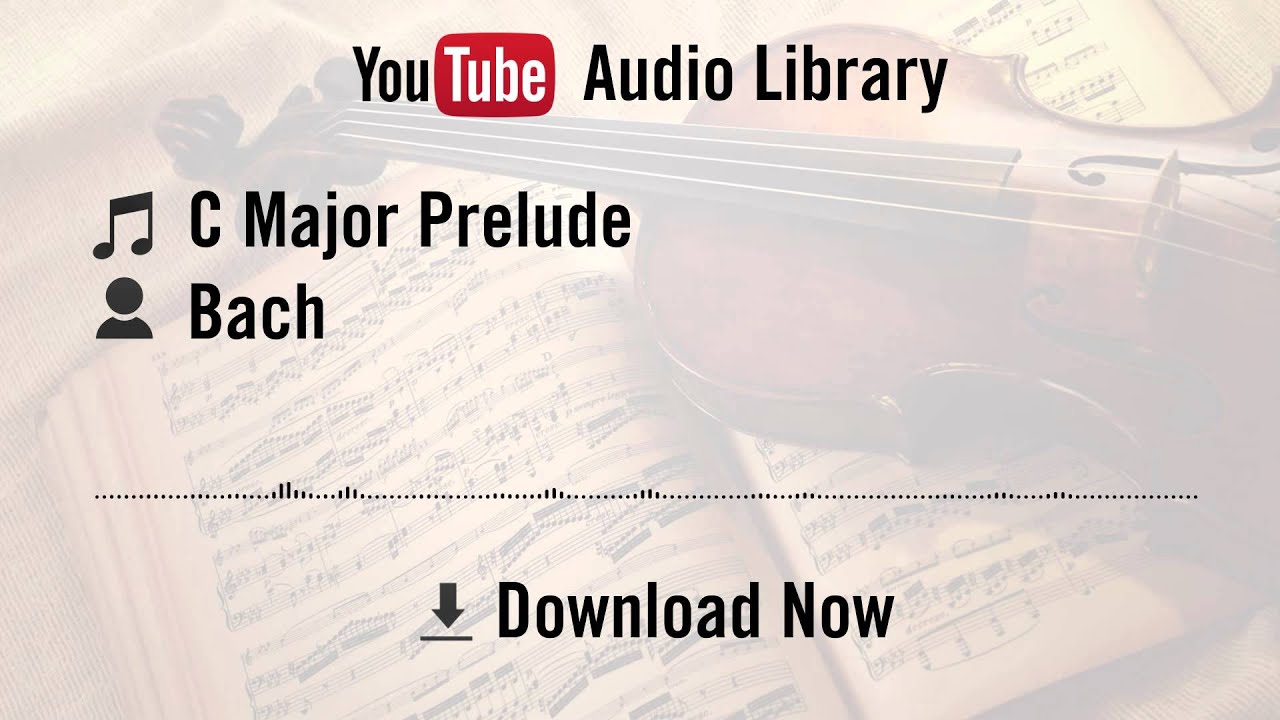 バチェラー 久保 C Major Prelude - Bach (YouTube Royalty-free Music Download)