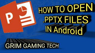 pptx file opener - How to Open pptx files in android phone | in hindi screenshot 4