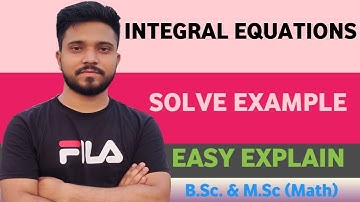 🔴 Integral equations | solve question | integral equation solve example | important question