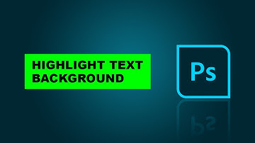 How to highlight text background in photoshop
