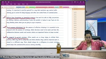 CSEET Business Communication- Lecture 6- CS Muskan Gupta