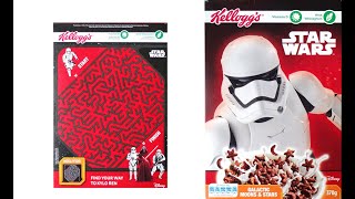 Kelloggs Star Wars The Force Awakens Cereal Packets (2016)