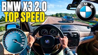 2007 BMW X3 2.0 Diesel Review in 4K | Autobahn Top Speed Run