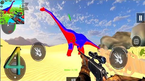 Dino Hunter 3D Hunting Games Android Gameplay Part - 4