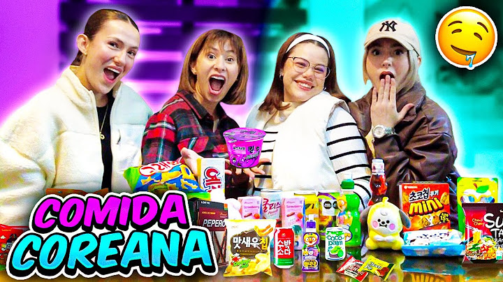 PROBANDO PRODUCTOS COREANOS CON NUESTRAS PRIMAS | Hermanas JM