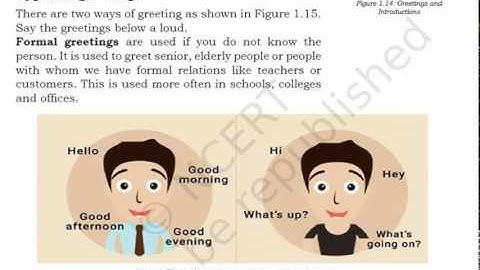 Communication Skills - Session 7, 8 (Greetings and Introduction, Talking about Self)