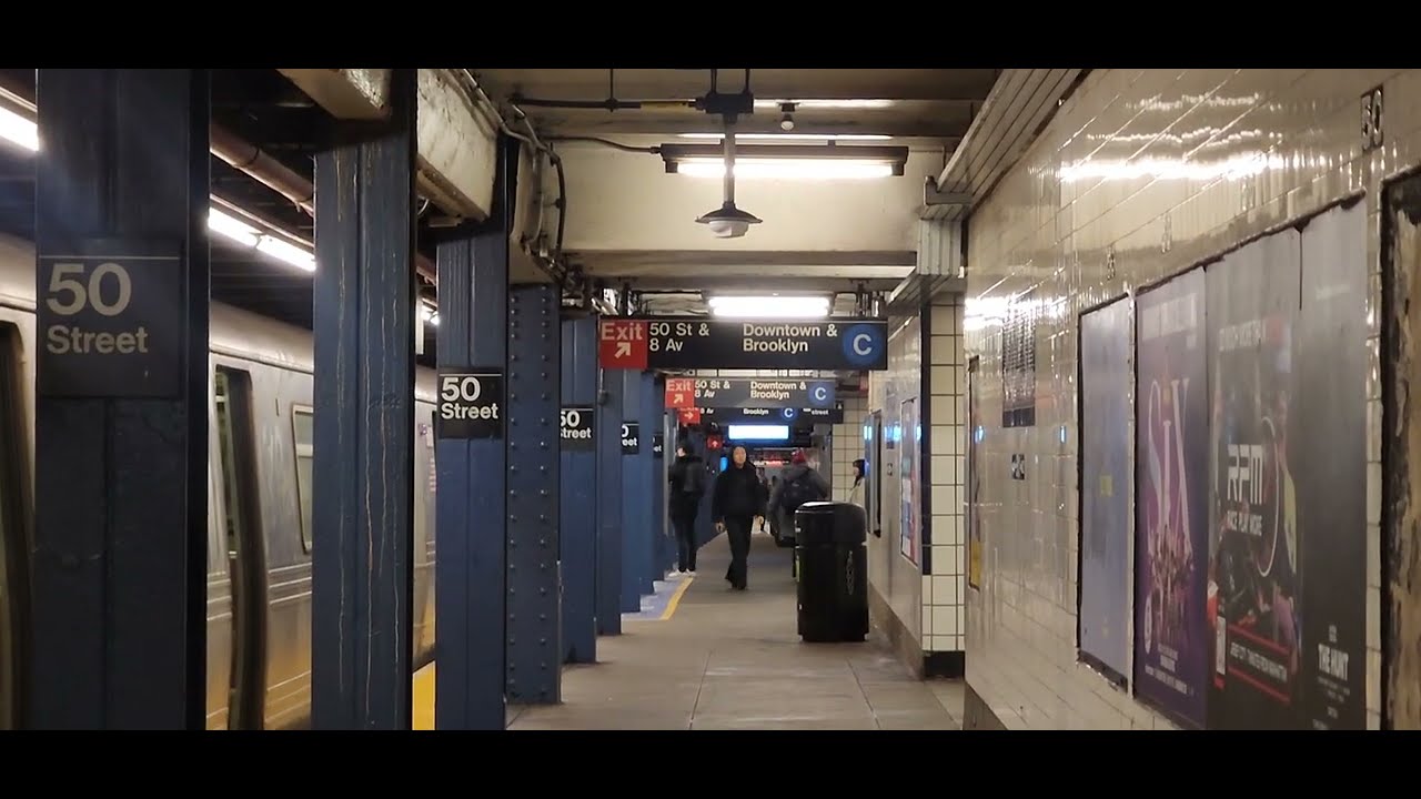 Rare: On board a rerouted R46 A train via the E line - From 5 Av/53 St ...