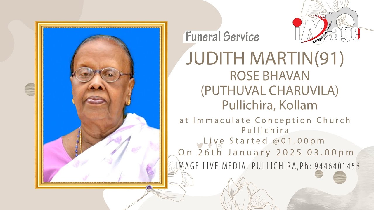 Funeral Service JUDITH MARTIN (91) - YouTube
