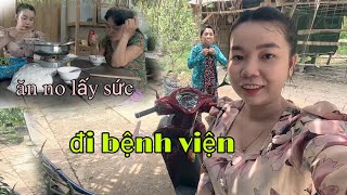 2 DÌ CHÁU ĐI MỔ MẮT |dưa hấu miền tây -bến tre