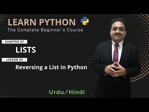 Learn Python: Lists | How to Reverse The Order of a List in Python