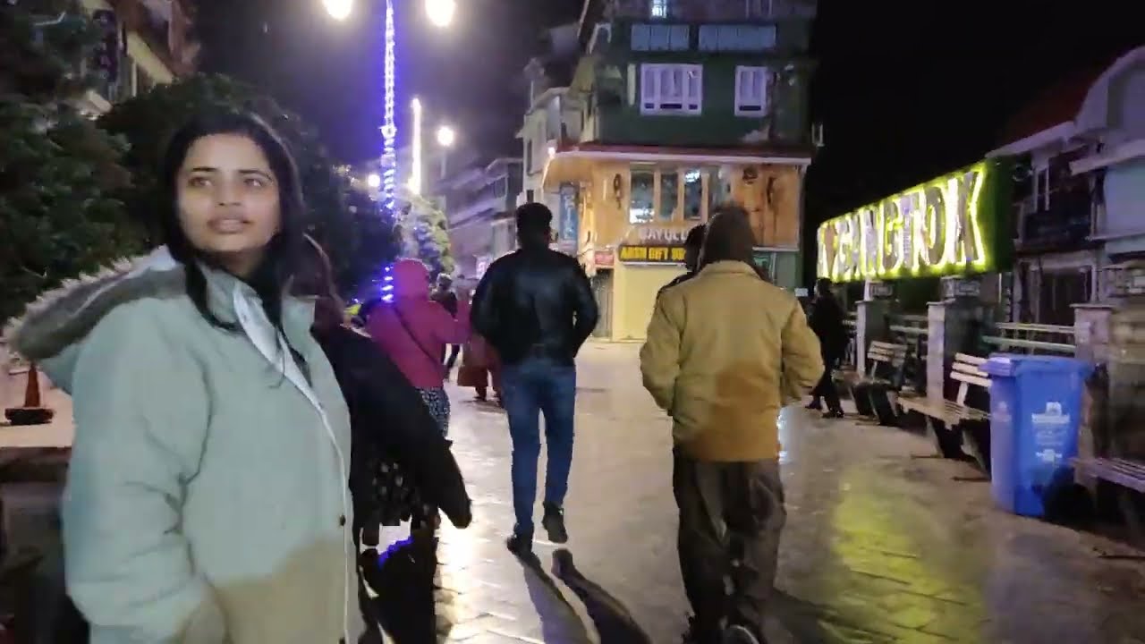 Virtual Walk, Gangtok Nightlife | MG Marg | Sikkim