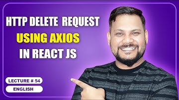 HTTP Delete Request using Axios in React JS | React JS Tutorial (full course) - #54