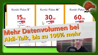 ALDI TALK Combo Packages: More data for the same price 📱