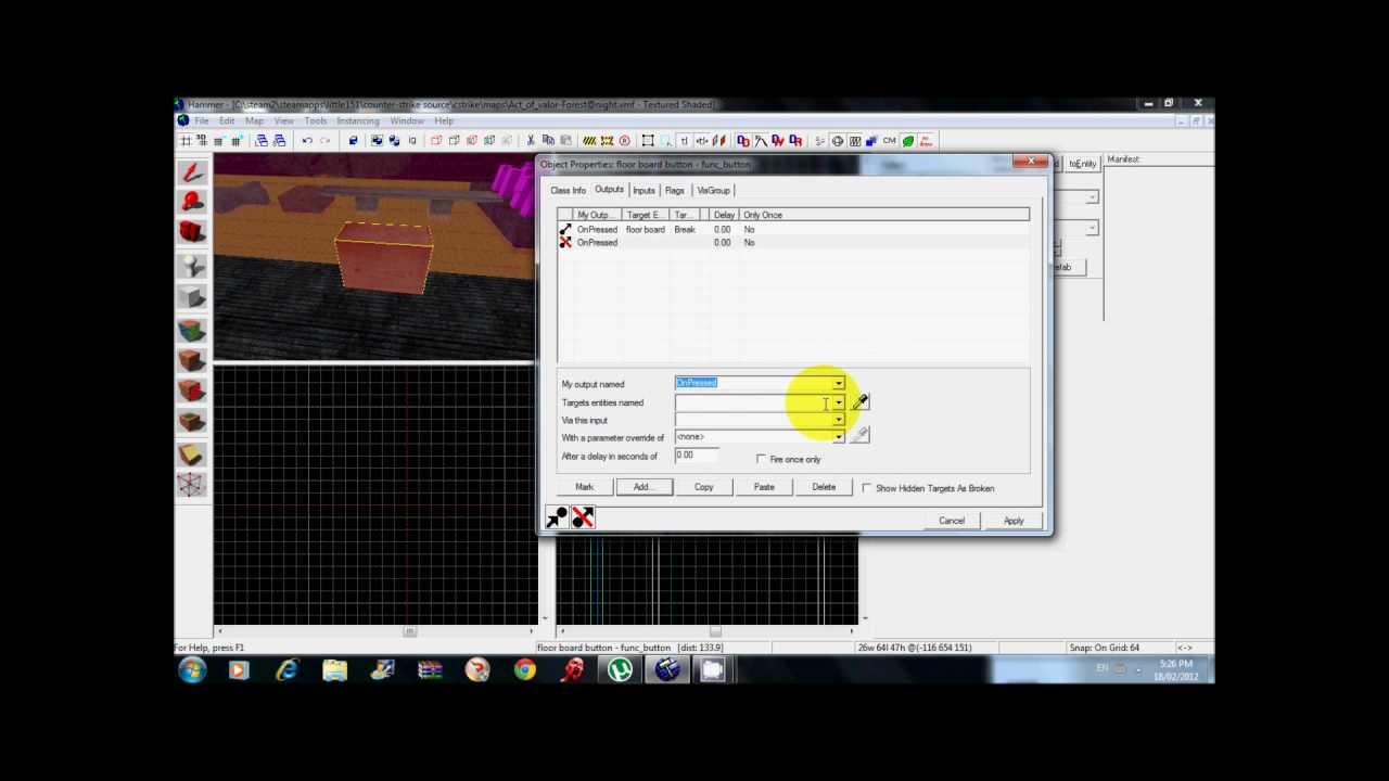 How to make simple traps for a deathrun map [css] - YouTube