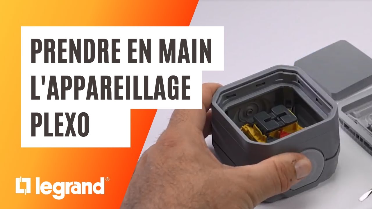 LEGRAND Plexo Interrupteur Va Et Vient Et Prise De Courant 2P+T