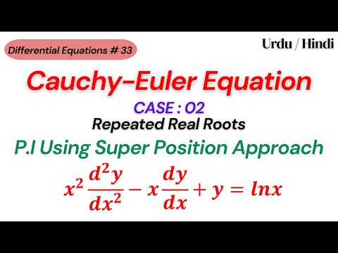 Cauchy Euler Equations