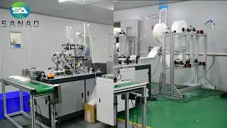Hot selling Nonwoven Automated Medical Face Mask Making Machine non woven medical flat face mask bla