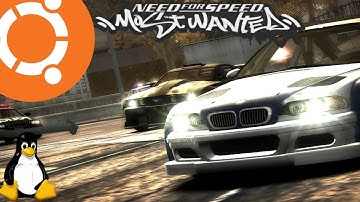 Need For Speed Most Wanted Gameplay On Ubuntu 13.04 Linux (PlayOnLinux)