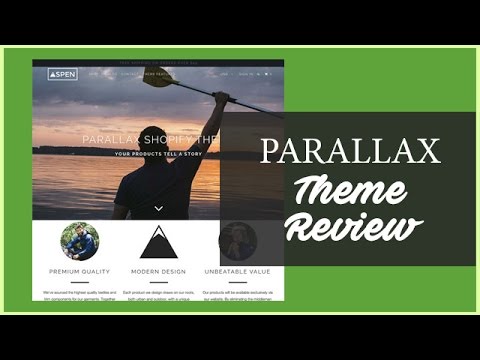 Parallax Theme Shopify Review