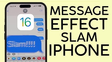 HOW TO APPLY SLAM EFFECT ON YOUR IPHONE MESSAGE (2023)