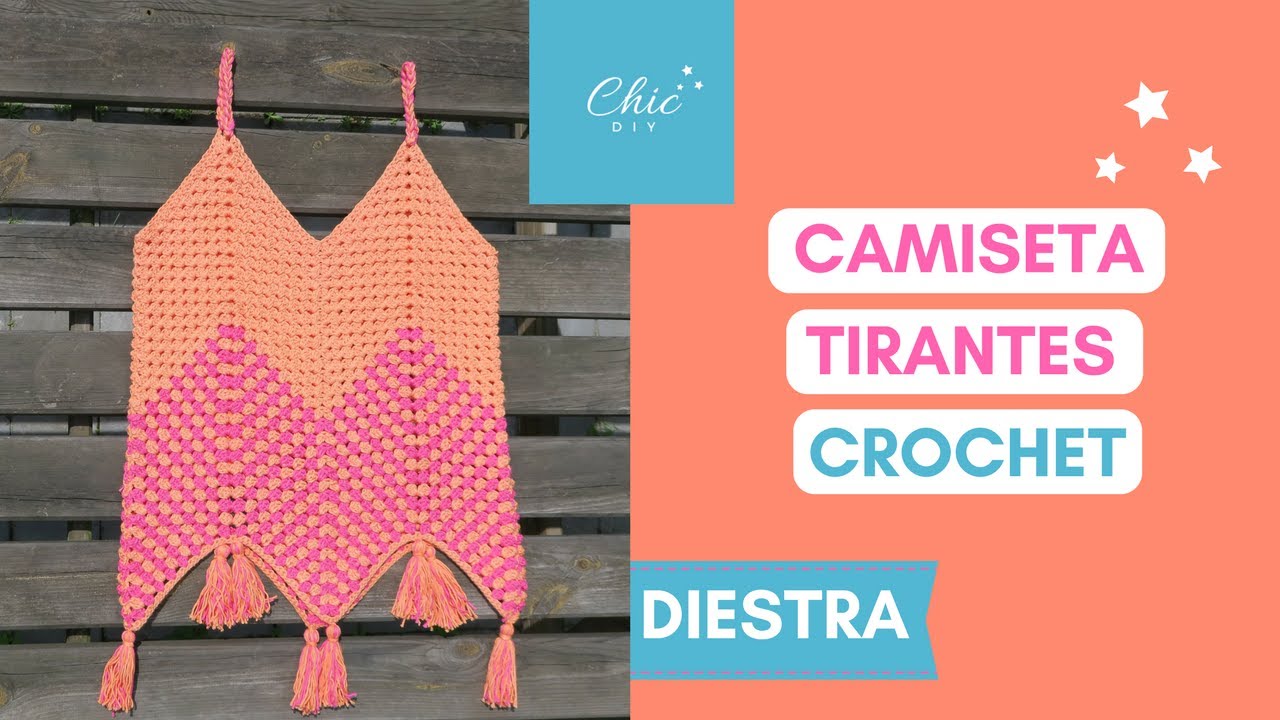 TIRANTES A CROCHET DIESTRA CHIC DIY - YouTube