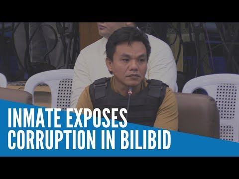 Inmate exposes corruption at the NBP during Senate probe