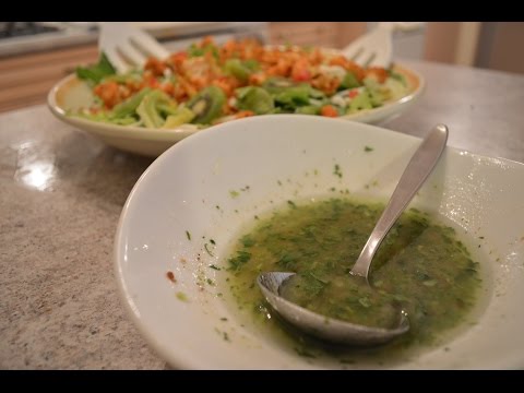 How to Make Cilantro Lime Vinaigrette: Cooking with Kimberly