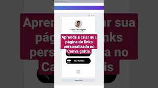 ☑️ Creating Linktree in Canva for Free #shorts