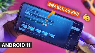 How to Enable 60fps Smooth Extreme in any Android 11 Phone Pubg Kr Or Global|enable 60fps android 11