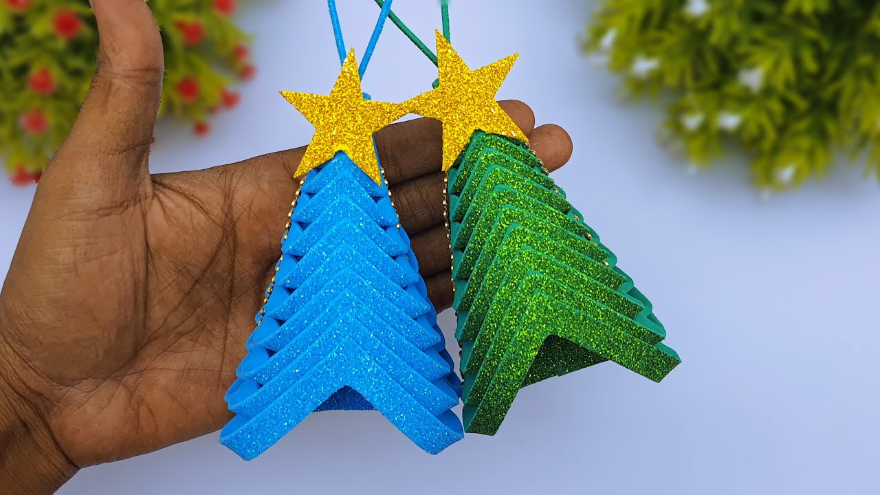 Making Easy Christmas Tree At Home | DIY Christmas Tree Ornaments ...