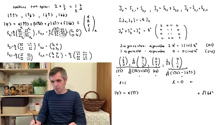 QUANTUM MECHANICS - Deep dive into angular momentum and spin 3/3: 2 spins and relativistic origin