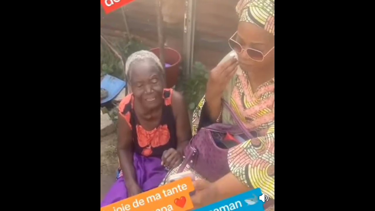 MICHAEL MOUTOUARI  MET  EN CONTACT SON PERE  ET SA TANTE PAR APPEL VIDEO 