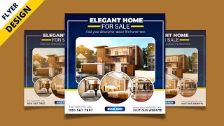 How To Design a Professional Real Estate flyer in Pixellab || Real Estate Flyer screenshot 5