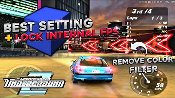 Best Setting NFS Underground 2 AetherSX2 | Trick Lock FPS & Full speed!