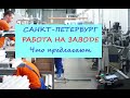 Санкт Петербург Работа на заводе