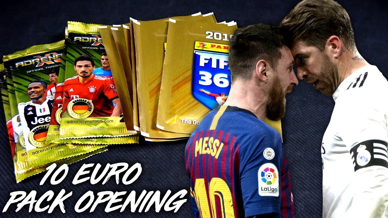 10 € Panini FIFA 365 2019 Pack Opening - YouTube
