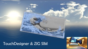 Real-Time Interactive Fluid with Realistic Rendering - TouchDesigner & ZIG SIM
