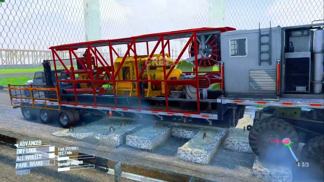 Truck vs Speedbumps Game daily 19 | Mudrunner