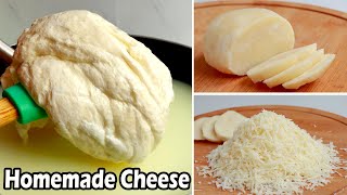 রেনেট ছাড়াই বাড়িতে তৈরি পারফেক্ট মজোরেলা চীজ | Homemade Cheese | Mozarella Cheese Recipe