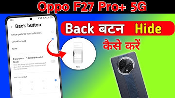 Oppo f27 pro back button settings | Oppo F27 Pro Back Button Change/Oppo F27 Pro 5g