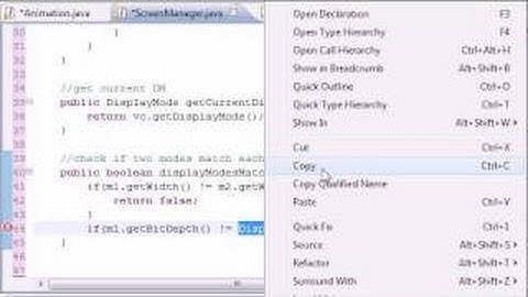 Java Game Development - 16 -  Comparing Display Modes