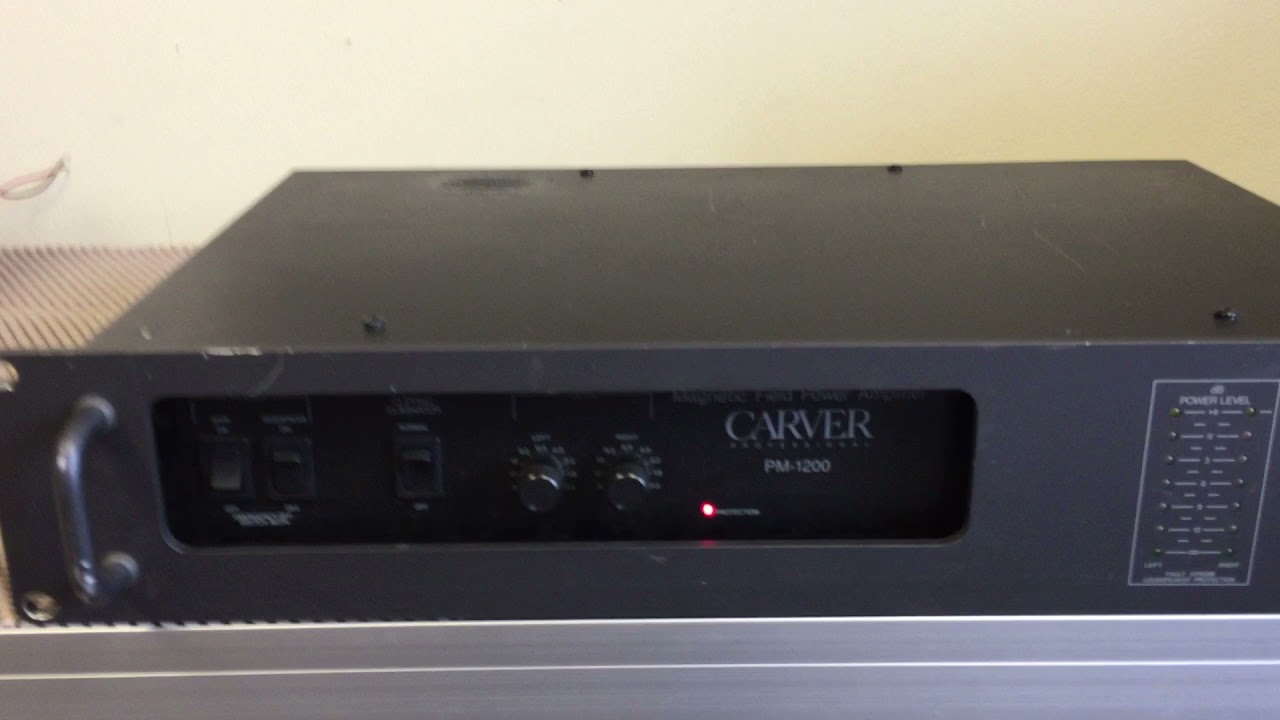 Carver PM-1200 (For Parts or Repair) - YouTube