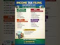 ITR Filing FY 2025-26 | ఆదాయ పన్ను రిటర్న్ కోసం అవసరమైన పత్రాలు | Required Documents for ITR Filing