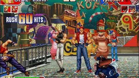 kof 97 new bug blue mary & iori yagami