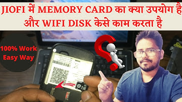 Why does not work Memory card like Plug and Play in JIOFI? Solved  Using 192.168.225.1 for WIFI Disk