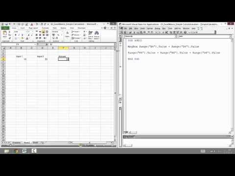 03 Excel Macro Simple Calculation